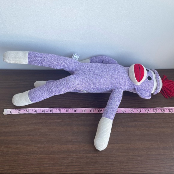 Purple Schylling Sock Monkey - Picture 7 of 7